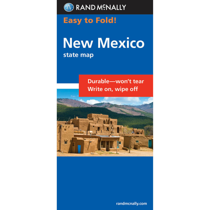 Rand Mcnally New Mexico Easy To Fold Folding Travel Map The Map Shop
