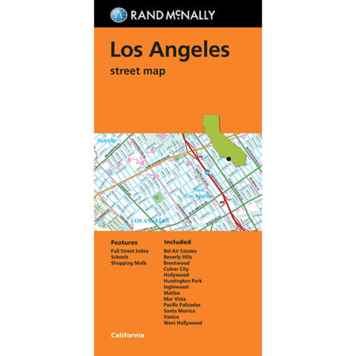 Rand McNally - Los Angeles, CA - Folding Travel Map