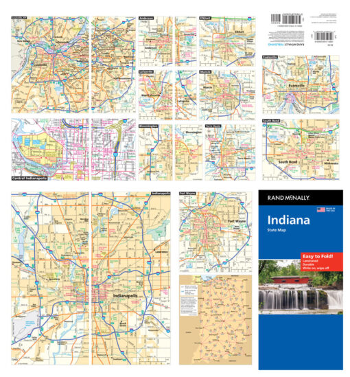 Rand McNally - Indiana, Easy to Fold - Folding Travel Map - Image 3