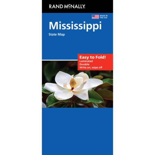 Rand McNally - Mississippi, Easy to Fold - Folding Travel Map