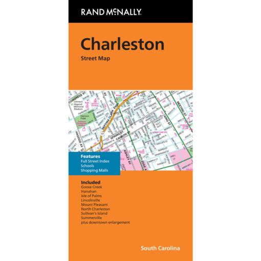 Rand McNally - Charleston, SC - Folding Travel Map