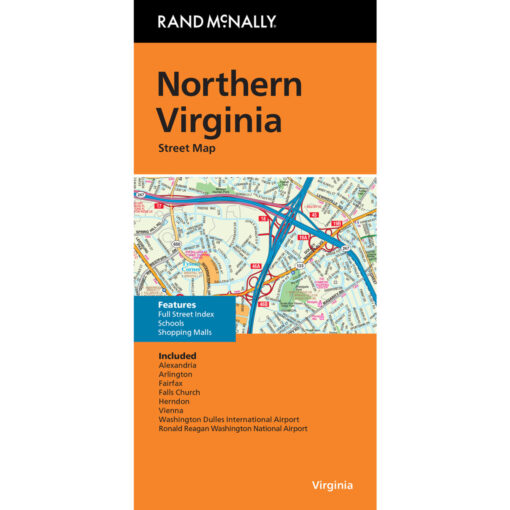 Rand McNally - Northern Virginia - Folding Travel Map