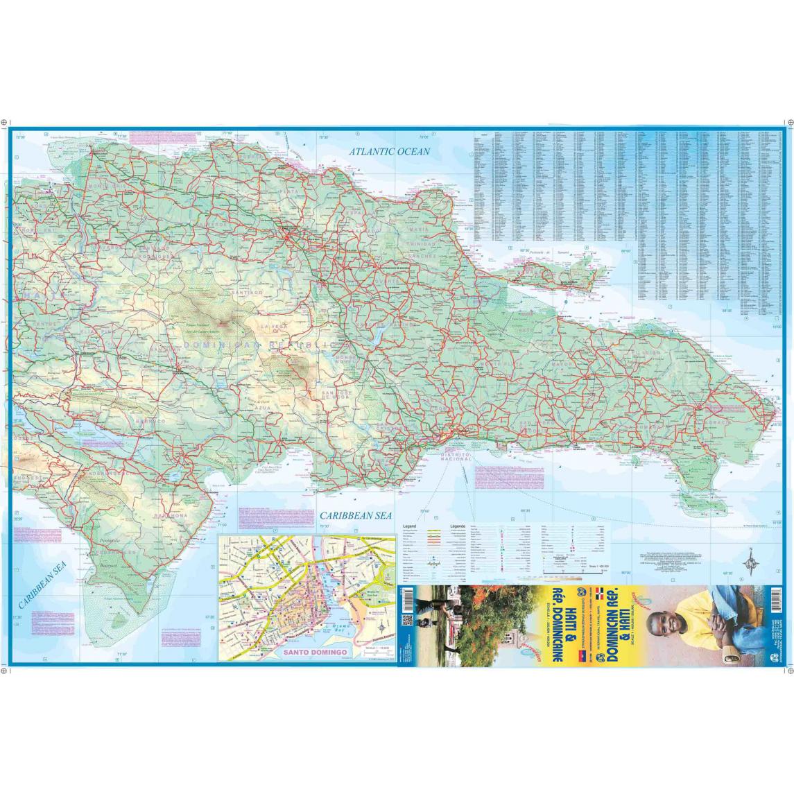 ITMB Dominican Republic Haiti Folding Travel Map The Map Shop   9781553411741 1145x800 