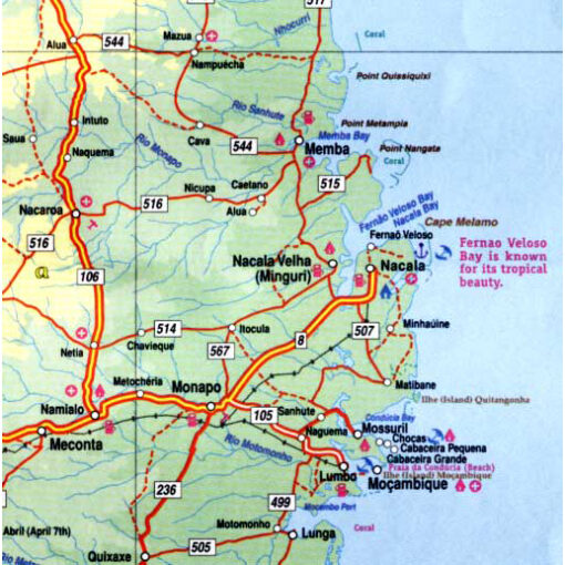 ITMB - Malawi and Mozambique - Folding Travel Map - Image 2