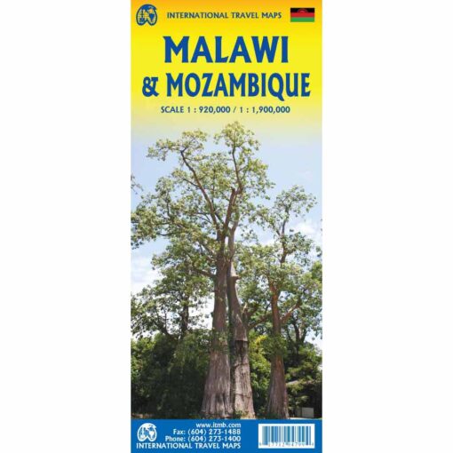 ITMB - Malawi and Mozambique - Folding Travel Map