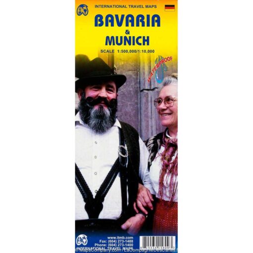 ITMB - Bavaria and Munich - Folding Travel Map