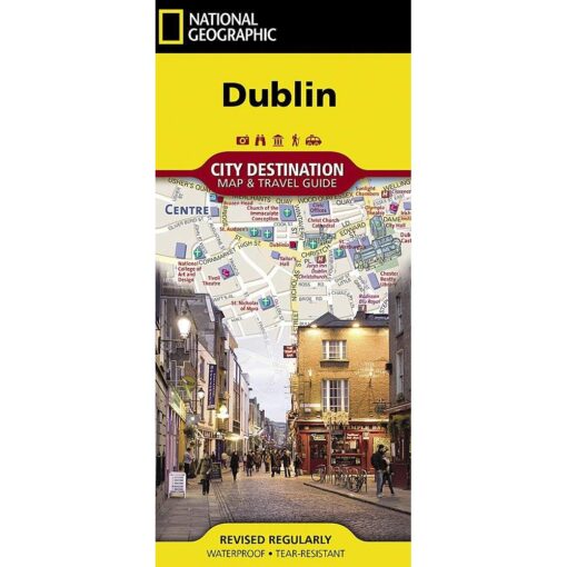 National Geographic - Dublin - City Destination Folding Travel Map