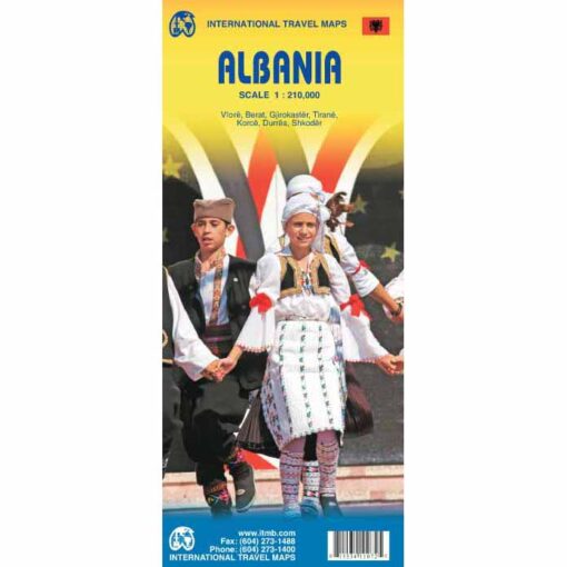 ITMB - Albania - Folding Travel Map