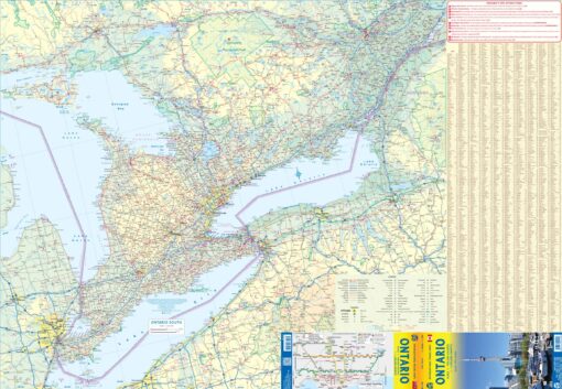 ITMB - Ontario - Folding Travel Map - Image 2