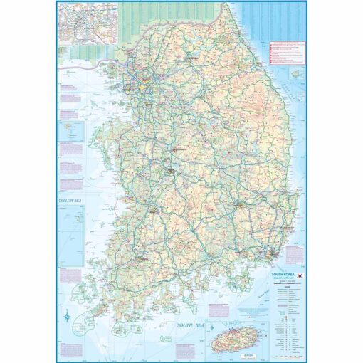 ITMB - South Korea and Seoul - Folding Travel Map - Image 2