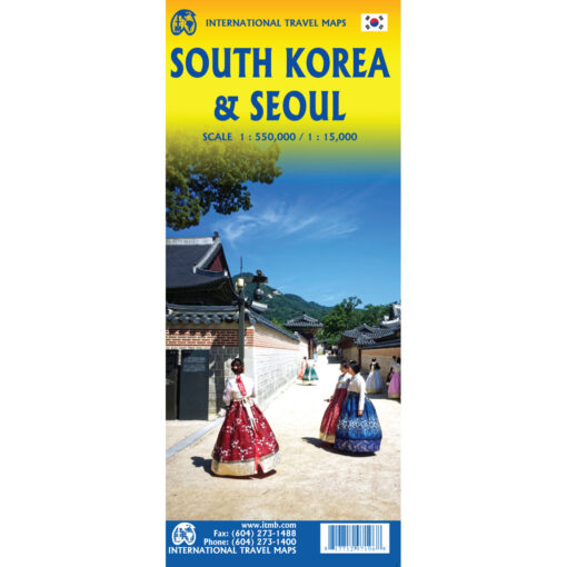 ITMB - South Korea and Seoul - Folding Travel Map