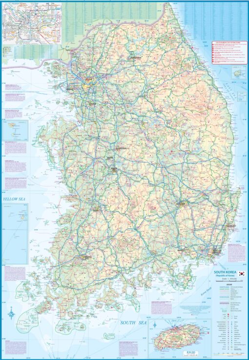 ITMB - South Korea and Seoul - Folding Travel Map - Image 3