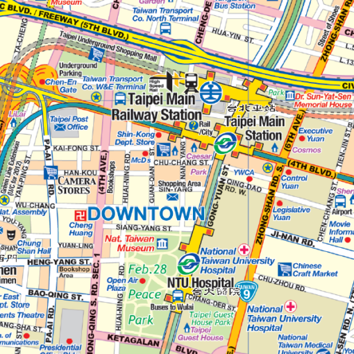 ITMB - Taiwan and Taipei - Folding Travel Map - Image 3