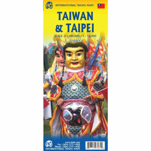 ITMB - Taiwan and Taipei - Folding Travel Map