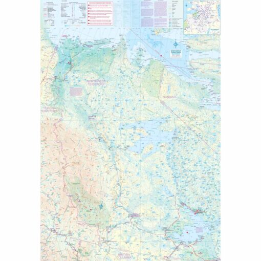 ITMB – Yukon and British Columbia North – Folding Travel Map - Image 2