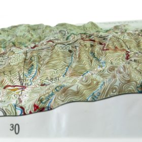 Great Smoky Mountains National Park Raised Relief Map by Hubbard ...