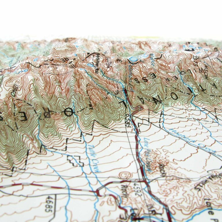 Grand Canyon Regional Raised Map by Hubbard Scientific - The Map Shop