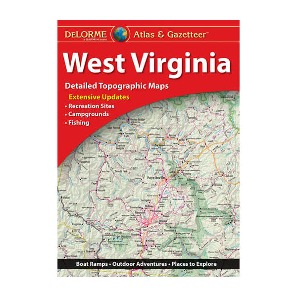 West Virginia Atlas And Gazetteer By Delorme The Map Shop 