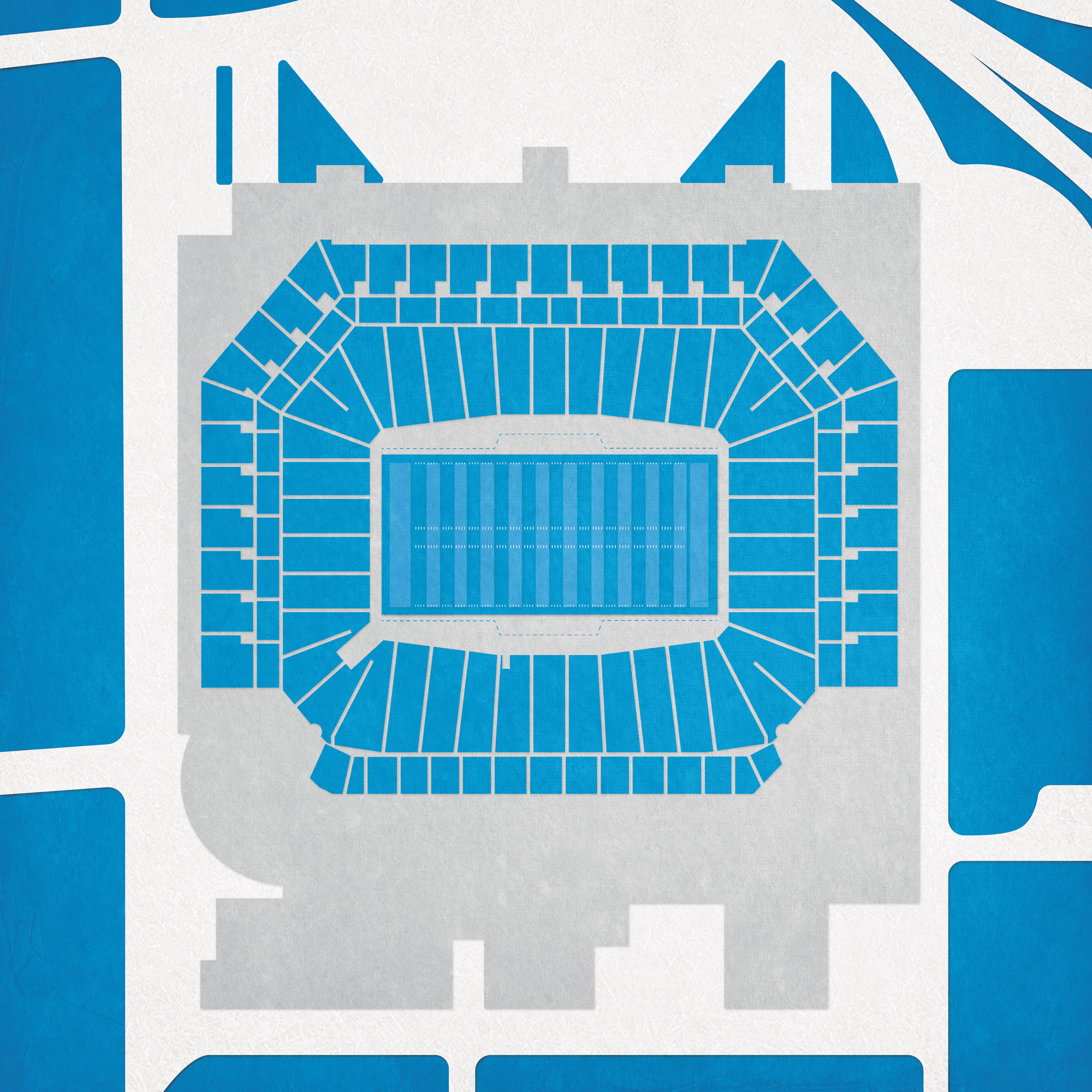 Ford Field Seating Chart & Map