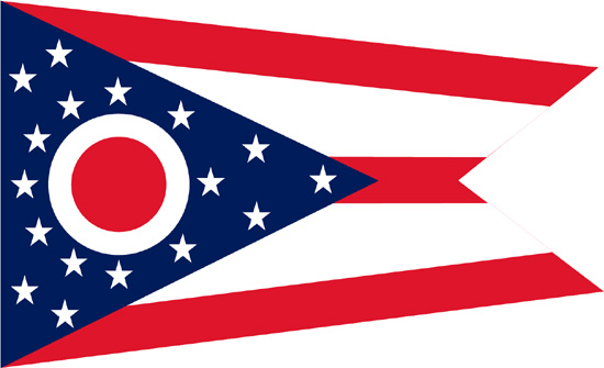 Ohio Flag - The Map Shop