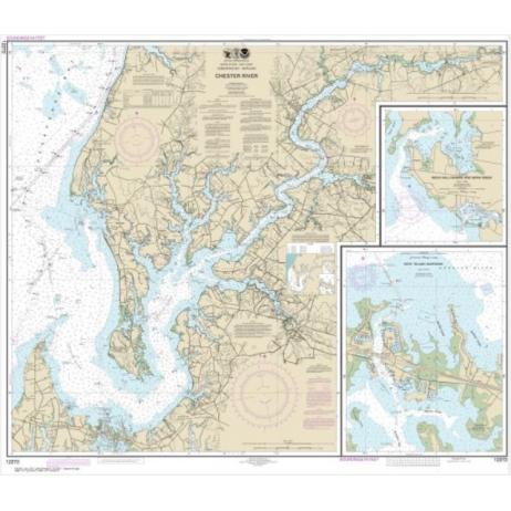 NOAA Chart - Chester River; Kent Island Narrows, Rock Hall Harbor and ...