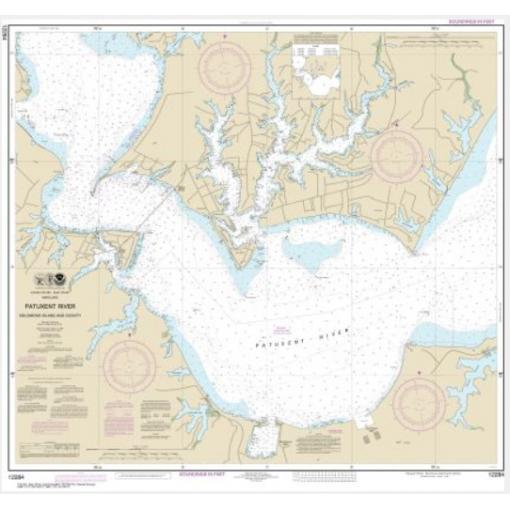 NOAA Chart Patuxent River Solomons lsland and Vicinity 12284 The