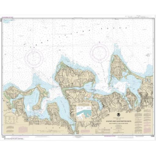 NOAA Chart - South Shore of Long Island Sound Oyster and Huntington Bays - 12365