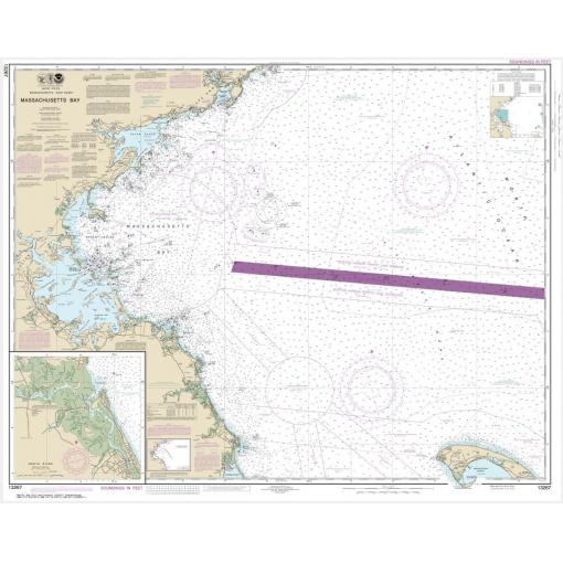 NOAA Chart - Massachusetts Bay;  North River - 13267