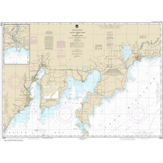 NOAA Chart - Dutch Johns Point to Fishery Point, including Big Bay de ...