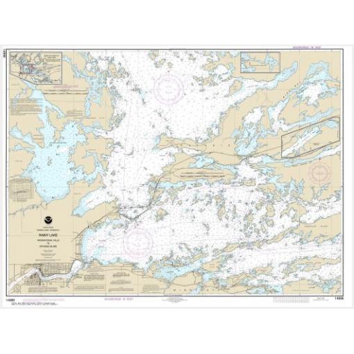 NOAA Chart - Rainy Lake-International Falls to Dryweed Island - 14998