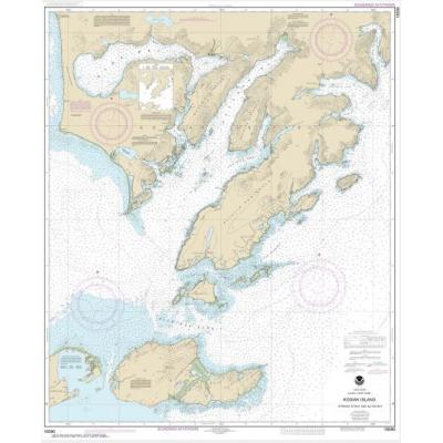 NOAA Chart - Kodiak Island Sitkinak Strait and Alitak Bay - 16590 - The ...