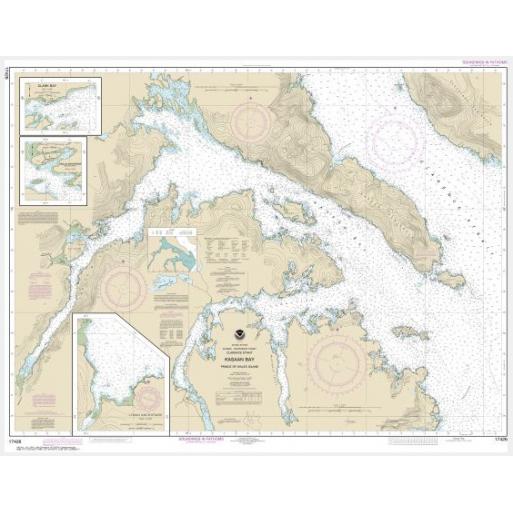 NOAA Chart - Kasaan Bay, Clarence Strait; Hollis Anchorage, eastern ...