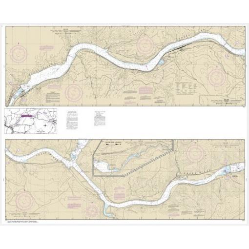 NOAA Chart - Snake River-Lake Herbert G. West - 18546