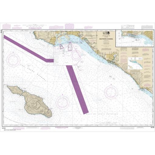 NOAA Chart - San Pedro Channel; Dana Point Harbor - 18746