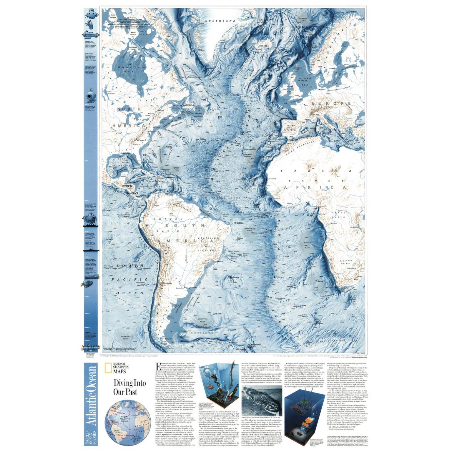 continental shelf world map