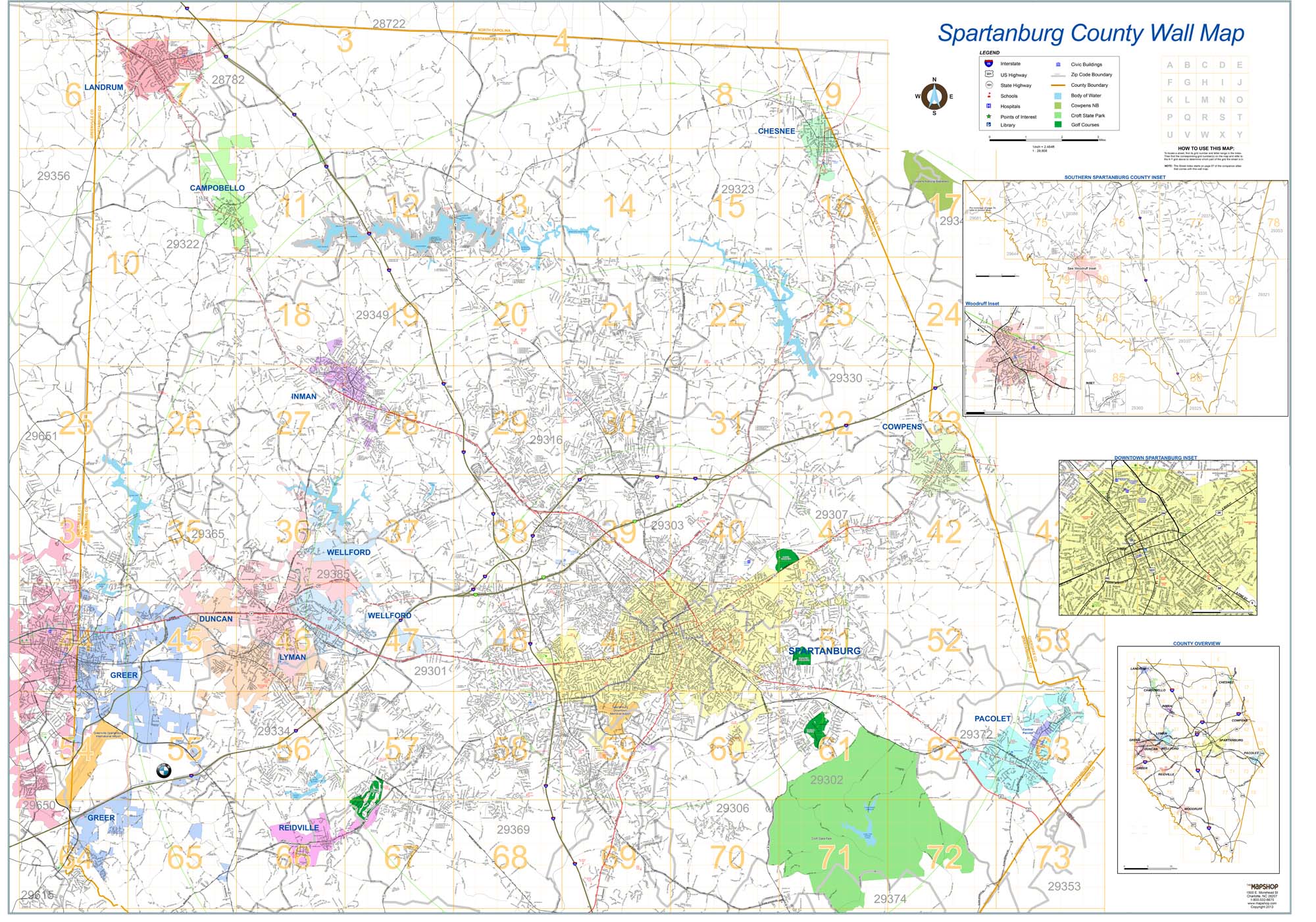 TMSSPARTANBURG - The Map Shop