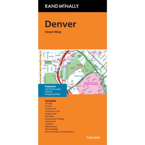 Rand McNally - Denver, CO - Folding Travel Map