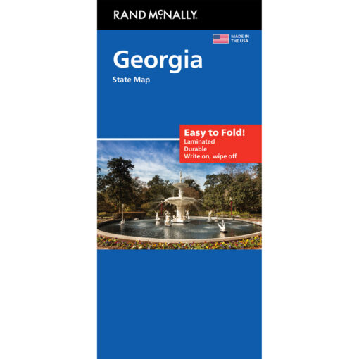 Rand McNally - Georgia, Easy to Fold - Folding Travel Map