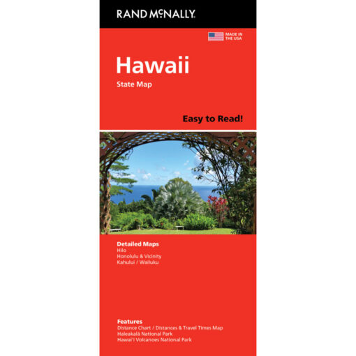 Rand McNally - Hawaii, Easy to Read - Folding Travel Map