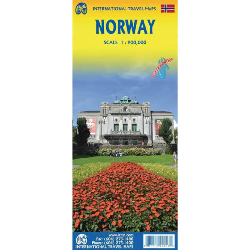 ITMB - Norway - Folding Travel Map