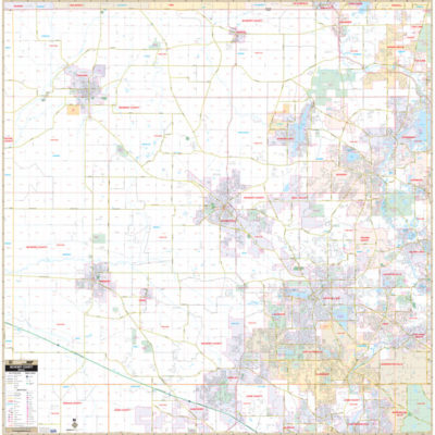 McHenry County, IL Wall Map by Kappa - The Map Shop