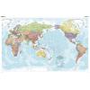 Pacific Centred World Political Wall Map By Hema - The Map Shop