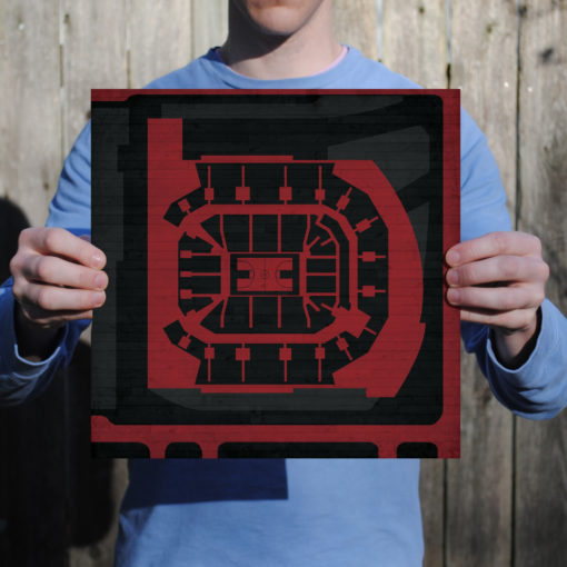 JQH Arena Map Art by City Prints - Image 2