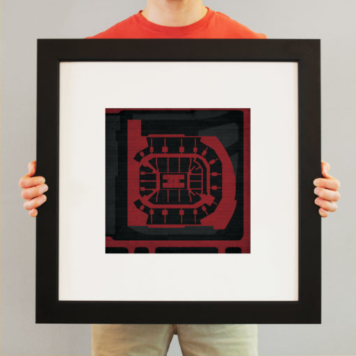 JQH Arena Map Art by City Prints - Image 3