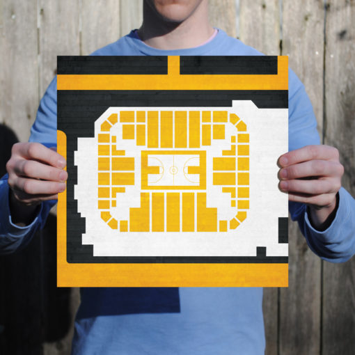 Siegel Center Map Art by City Prints - Image 2