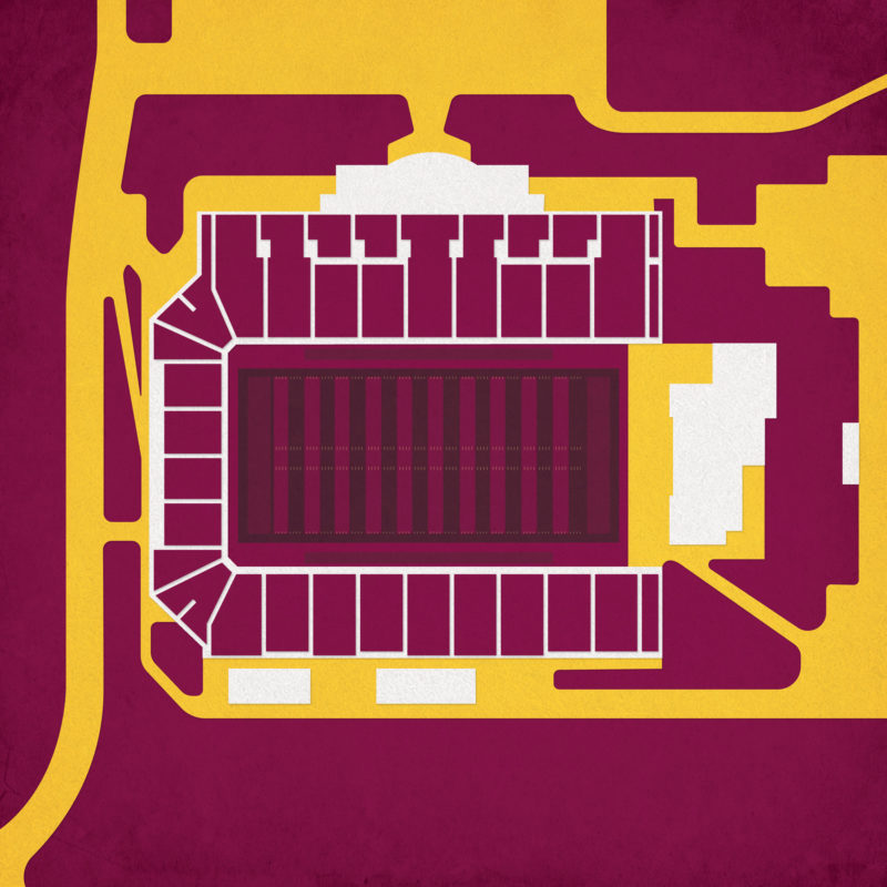 Kelly Shorts Stadium Map Art By City Prints - The Map Shop