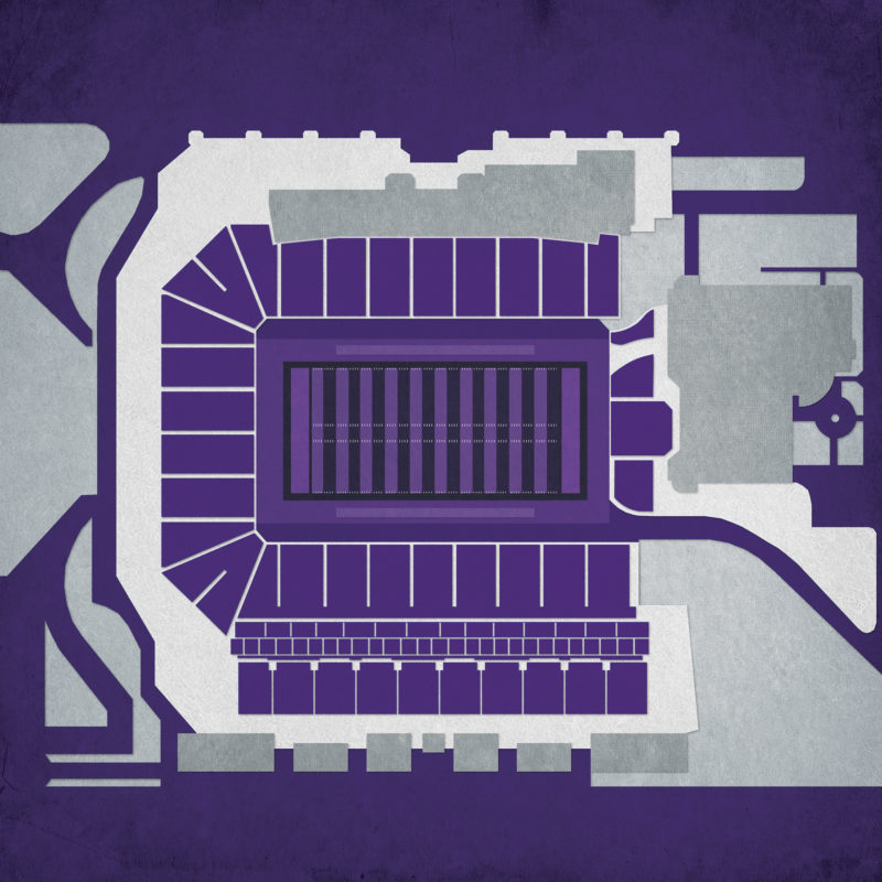 Bill Snyder Family Stadium Map Art by City Prints - The Map Shop