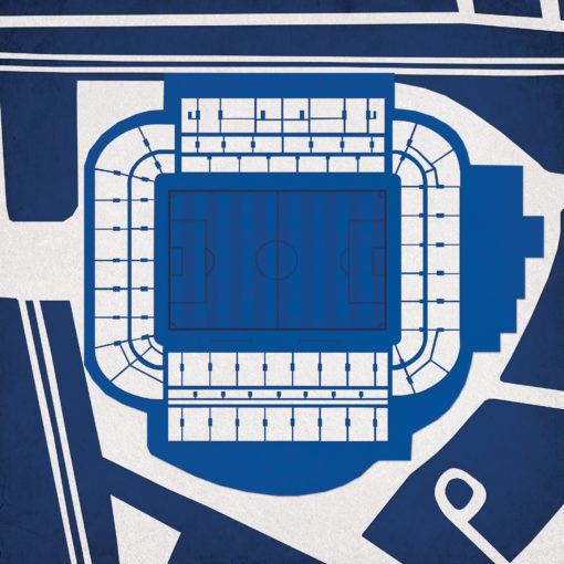 Stamford Bridge Map Art by City Prints