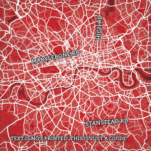 London, England Map Art by City Prints - Image 2