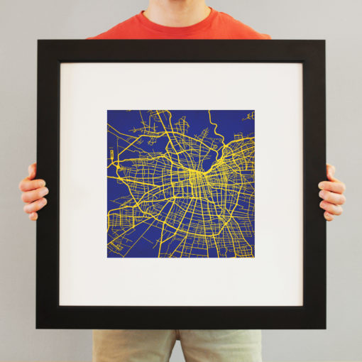 Santiago, Chile Map Art by City Prints - Image 4